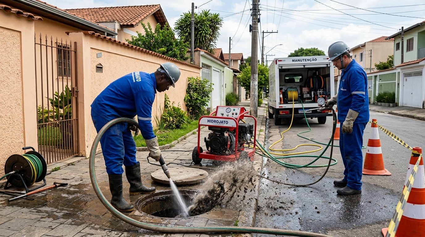 Limpeza de tubulação em Suzano-SP