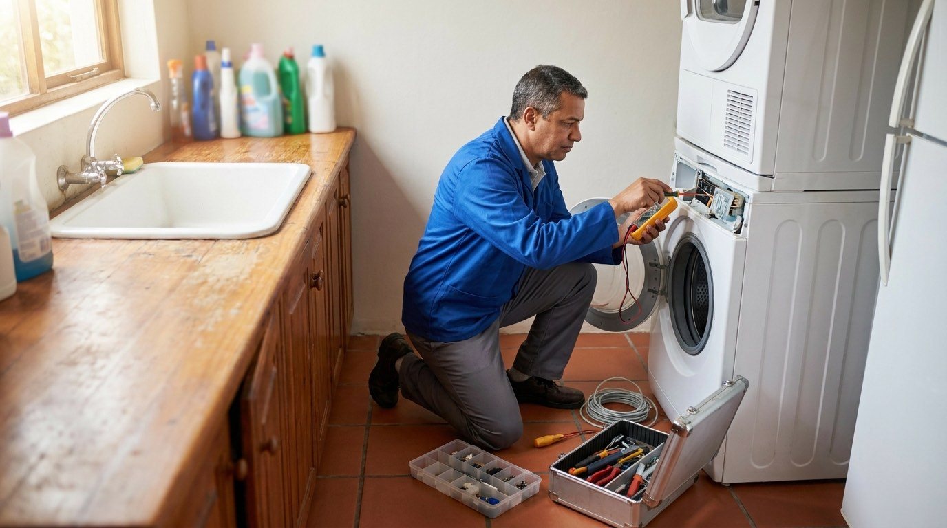 Ponto de Água e Esgoto para Máquina